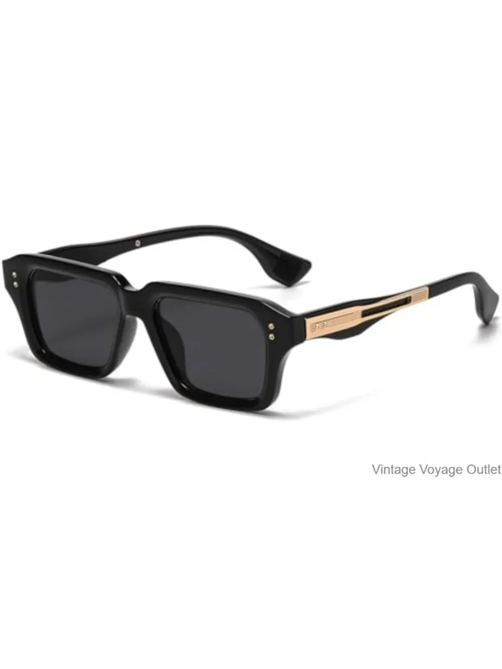 Rectangle Sunglasses UV400 Protection Retro Square Frame Shades